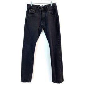 Women’s free planet black skinny jeans size 28 5868 Denim mid rise